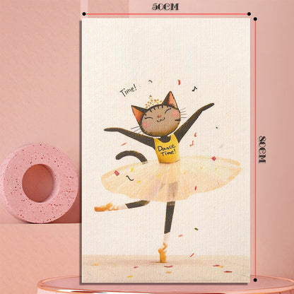 Cute Decorative Cat Scratching Pad Wall Sticker