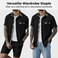 Men's Short Sleeve Top & Drawstring Shorts 2-Piece Set