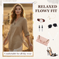 🔥 Hot Sale 50% OFF  🔥Casual Solid Color Button Side Slit Top