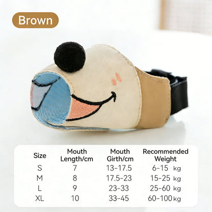 Breathable Canvas Dog Muzzle for Anti-Biting & Barking