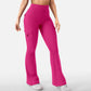 👖 Flattering Freedom | Women's High-Waist Flare Yoga Cargo Trousers