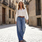 50% OFF!🎁Women's Vintage High-Waist Wide-Leg Jeans