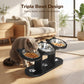 📢📢50% OFF !! ⏰ Anti-Slip Elevated 3-Bowl Pet Feeder! 🍲🐶🐱