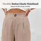 🥳2026 HOT SALE🥳💞50K+ SOLD!💥🎀💫 50% OFF! High-Waist Linen Feel Pants – Breathable fabric, functional pockets. Elastic waist for all-day comfort. A wardrobe must-have. 🛡️🕊️