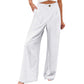 🥳2026 HOT SALE🥳💞50K+ SOLD!💥🎀💫 50% OFF! High-Waist Linen Feel Pants – Breathable fabric, functional pockets. Elastic waist for all-day comfort. A wardrobe must-have. 🛡️🕊️