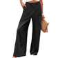 🥳2026 HOT SALE🥳💞50K+ SOLD!💥🎀💫 50% OFF! High-Waist Linen Feel Pants – Breathable fabric, functional pockets. Elastic waist for all-day comfort. A wardrobe must-have. 🛡️🕊️