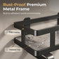 Wall-Mounted Bathroom & Kitchen Organizer Rack