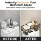 Wall-Mounted Bathroom & Kitchen Organizer Rack