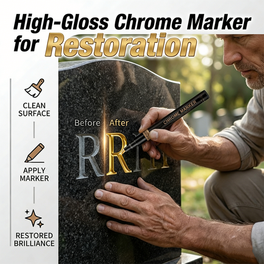Tombstone Marker Pen for Lettering Restoration