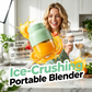 🍹 Blend On-The-Go:Portable Blender With Dual Lids & Cups🍹