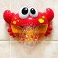 Crab Bubble Machine Bath Toy with Music