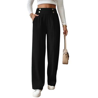 🌸Hot Sale 50% OFF💖Women's High-Waist Wide-Leg Trousers
