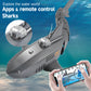 🦈2.4G wireless control of underwater shark camera drone