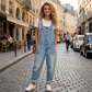 ⏰🔥LIMITED TIME 50% OFF! 👖 Women’s Casual Baggy Denim Overalls with Pockets – Comfortable, Trendy & Perfect for Everyday Outfits ✨💃