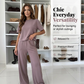👗 50% OFF NOW! 🏆 Women's Top & Wide-Leg Pants Set – Flowy, versatile & perfect for summer, beach or casual chic – effortless style 🌸