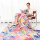 Ultra-Soft Tie-Dye Plush Throw Blanket