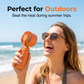 Portable Handheld Digital Display Cooling Fan