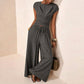 👗 LIMITED-TIME 55% OFF! 💥 Women's Crossover Top & Wide-Leg Pants Set – Chic, Flowing, Effortless Style ✨