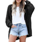 Women's Open Front Slouchy Knit Cardigan
