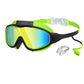 Anti-Fog Swimming Goggles with Earplugs & Nose Clip
