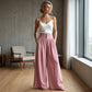 👖 LIMITED-TIME 50% OFF! ✨ Women's High-Waist Pleated Wide-Leg Pants – Flowing Cut, Side Pockets, Versatile 🌿