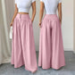 👖 LIMITED-TIME 50% OFF! ✨ Women's High-Waist Pleated Wide-Leg Pants – Flowing Cut, Side Pockets, Versatile 🌿