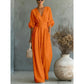 🔥Hot Sale 50% OFF🌸Women's V-Neck High Waist Wide Leg Jumpsuit