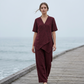 50% OFF !✨Women's Asymmetrical Top & Wide-Leg Pants Set
