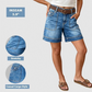 🩳New arrival 50% OFF💐 Viral Bermuda Denim Shorts – Thigh-Covering Confidence & Stretchy Mid-Rise Fit ✨