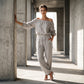 👗Last Day Promotion 58% OFF🌸Women's Off Shoulder Jumpsuit – Effortless Chic With A Flattering Fit ✨