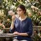 🔥👚2026 Summer Hot Sale– Only ￡16.99!!⚡️Women's Long Sleeve Pleated Henley Neck Blouse✨Soft Breathable Elegant Casual Pleated Top Daily Commute Outfit UK🇬🇧💐
