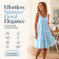 🌸 50% OFF NOW! -Women's Sleeveless O-Neck Tiered Midi Dress
