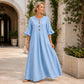 🌈2026 Summer Hot Sale 50% OFF!🌸Women's V-Neck Ruffle Sleeve Maxi Dress – Effortless Everyday Style✨