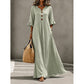 🌈2026 Summer Hot Sale 50% OFF!🌸Women's V-Neck Ruffle Sleeve Maxi Dress – Effortless Everyday Style✨