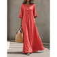 🌈2026 Summer Hot Sale 50% OFF!🌸Women's V-Neck Ruffle Sleeve Maxi Dress – Effortless Everyday Style✨