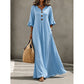 🌈2026 Summer Hot Sale 50% OFF!🌸Women's V-Neck Ruffle Sleeve Maxi Dress – Effortless Everyday Style✨