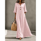 🌈2026 Summer Hot Sale 50% OFF!🌸Women's V-Neck Ruffle Sleeve Maxi Dress – Effortless Everyday Style✨