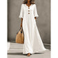 🌈2026 Summer Hot Sale 50% OFF!🌸Women's V-Neck Ruffle Sleeve Maxi Dress – Effortless Everyday Style✨