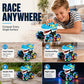 Kids Press and Go Monster Toy Truck with Light Up Wheels