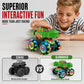 Kids Press and Go Monster Toy Truck with Light Up Wheels