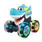 Kids Press and Go Monster Toy Truck with Light Up Wheels