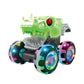 Kids Press and Go Monster Toy Truck with Light Up Wheels