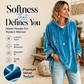 ⌛Limited-Time Offer-Women's Loose-Fit Velvet Drawstring Pullover Sweatshirt