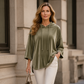 ⌛Limited-Time Offer-Women's Loose-Fit Velvet Drawstring Pullover Sweatshirt