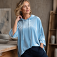 ⌛Limited-Time Offer-Women's Loose-Fit Velvet Drawstring Pullover Sweatshirt