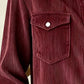Flap-Pocket Button-Front Top – Soft Ribbed Knit & Timeless Design for Everyday Comfort