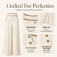 ⌛Limited-Time Offer🛍️Women's High-Waisted, Highly Stretchy Wide-Leg Pants with Contrast-Color Piping💯High quality