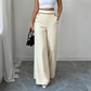 ⌛Limited-Time Offer🛍️Women's High-Waisted, Highly Stretchy Wide-Leg Pants with Contrast-Color Piping💯High quality