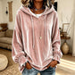 🌸Hot Sale 50% OFF💖Women’s Casual Velvet Hooded Sweatshirt – Luxe Soft Everyday Top