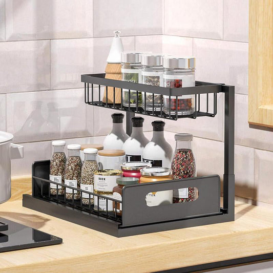 2-Tier Carbon Steel Organizer